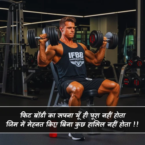 Gym Shayari Hindi