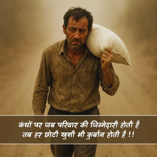 Parivarik Jimmedari Shayari