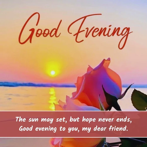Good Evening Shayari in English Good Evening Shayari in English
