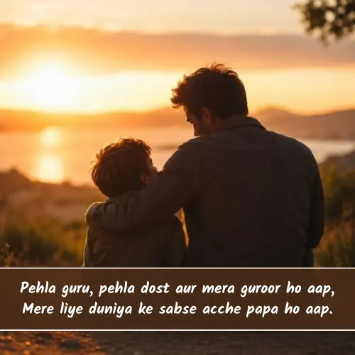 Papa Ke Liye Shayari in English