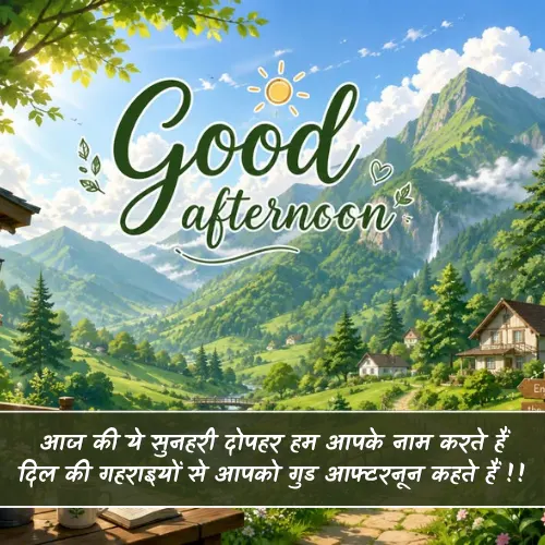 Good Afternoon Shayari in Hindi